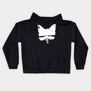 City Kitty (Subway Stop Sunglasses) Kids Hoodie